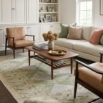 Handcrafted Wool Oushak Rug | Traditional Knotted Carpet view 11
