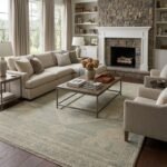 Indian Handmade Oushak Carpets | Hand Knotted Luxury Rugs view 11