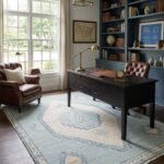 Oushak Floral Wool Carpet | Hand Knotted Handmade Rug view 14