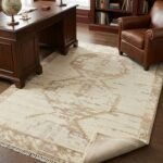 High Quality Wool Oushak Carpet | Hand Knotted Luxury Rug view 4