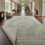 Indian Handmade Oushak Carpets | Hand Knotted Luxury Rugs view 15