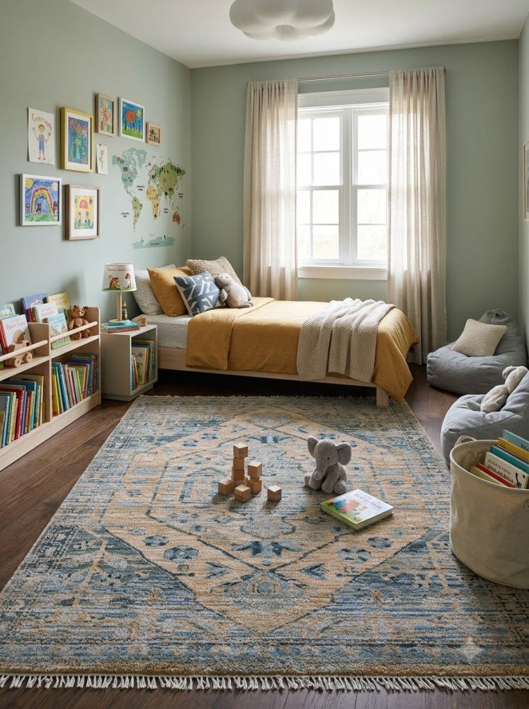 Timeless Wool Oushak Carpet | Luxury Hand Knotted Rug