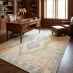 Elegant Oushak Designs | Premium Hand Knotted Handmade Rugs view 3