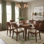 Handcrafted Wool Oushak Rug | Traditional Knotted Carpet view 6