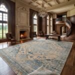 Timeless Wool Oushak Carpet | Luxury Hand Knotted Rug view 7