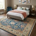 Oushak Style Wool Carpet | Traditional Hand Knotted Rug view 19