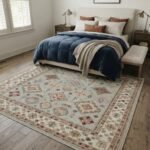 Classic Wool Oushak Carpet | Hand Knotted Artisan Rug view 18