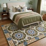 Hand Tufted Wool Area Rug | Custom Handmade Carpet view 13