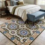 Hand Tufted Wool Area Rug | Custom Handmade Carpet view 12