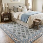 Indian Hand Tufted Wool Rug | Artisan Handmade Carpet view 19