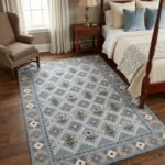 Indian Hand Tufted Wool Rug | Artisan Handmade Carpet view 18