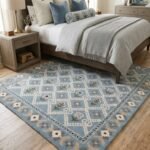 Indian Hand Tufted Wool Rug | Artisan Handmade Carpet view 17