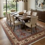 Hand Knotted Wool Oushak Rug | Heritage Inspired Carpet view 13