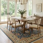 Oushak Style Wool Carpet | Traditional Hand Knotted Rug view 17