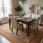 Large Hand Knotted Wool Oushak Carpet | Luxury Floor Rug view 20