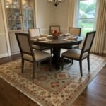 Classic Wool Oushak Carpet | Hand Knotted Artisan Rug view 15