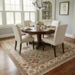Classic Wool Oushak Carpet | Hand Knotted Artisan Rug view 16