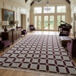 Traditional Hand Knotted Oushak Carpet | Premium Wool Rug view 14
