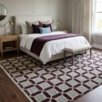 Traditional Hand Knotted Oushak Carpet | Premium Wool Rug view 1