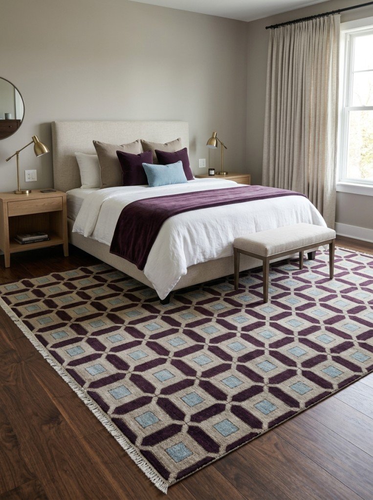 Traditional Hand Knotted Oushak Carpet | Premium Wool Rug
