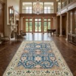 Oushak Style Wool Carpet | Traditional Hand Knotted Rug view 7