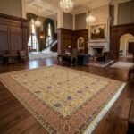 Large Hand Knotted Wool Oushak Carpet | Luxury Floor Rug view 16