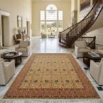 Large Hand Knotted Wool Oushak Carpet | Luxury Floor Rug view 15