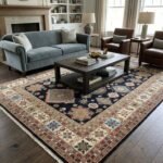 Premium Handmade Oushak Wool Carpet | Hand Knotted Rug view 13