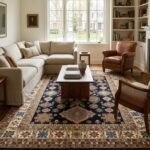 Premium Handmade Oushak Wool Carpet | Hand Knotted Rug view 12