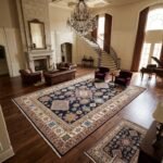 Premium Handmade Oushak Wool Carpet | Hand Knotted Rug view 10