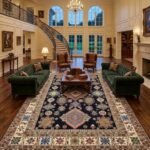 Premium Handmade Oushak Wool Carpet | Hand Knotted Rug view 9