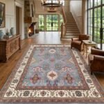 Hand Knotted Wool Oushak Rug | Heritage Inspired Carpet view 11
