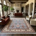 Hand Knotted Wool Oushak Rug | Heritage Inspired Carpet view 1