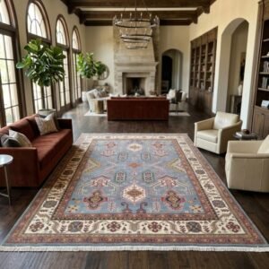 Hand Knotted Wool Oushak Rug | Heritage Inspired Carpet