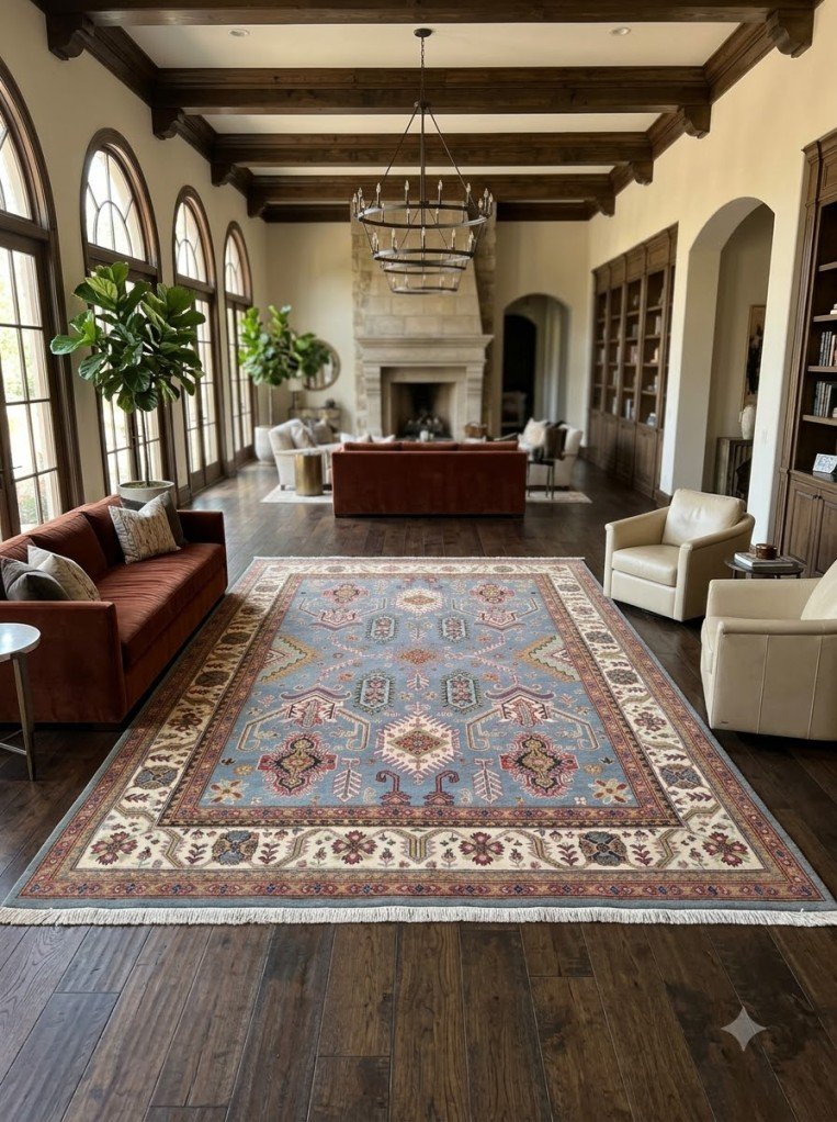 Hand Knotted Wool Oushak Rug | Heritage Inspired Carpet