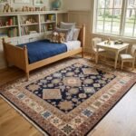 Premium Handmade Oushak Wool Carpet | Hand Knotted Rug view 8