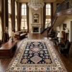 Premium Handmade Oushak Wool Carpet | Hand Knotted Rug view 7