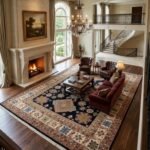 Premium Handmade Oushak Wool Carpet | Hand Knotted Rug view 6