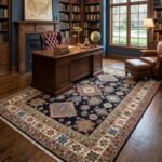 Premium Handmade Oushak Wool Carpet | Hand Knotted Rug view 4
