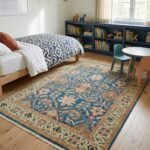 Oushak Style Wool Carpet | Traditional Hand Knotted Rug view 12