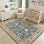 Oushak Style Wool Carpet | Traditional Hand Knotted Rug view 11