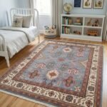 Hand Knotted Wool Oushak Rug | Heritage Inspired Carpet view 17