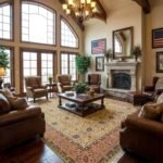 Large Hand Knotted Wool Oushak Carpet | Luxury Floor Rug view 6