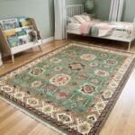 Custom Wool Oushak Carpet | Hand Knotted Handmade Rug view 7