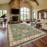 Custom Wool Oushak Carpet | Hand Knotted Handmade Rug view 13