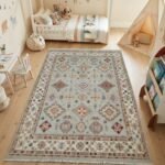 Classic Wool Oushak Carpet | Hand Knotted Artisan Rug view 5