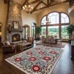 Custom Hand Tufted Wool Rug | Bespoke Handmade Carpet view 10