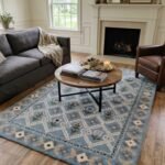 Luxury Hand Tufted Wool Rug | Artisan Handmade Carpet view 8