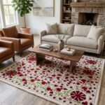 Designer Hand Tufted Wool Rug | Modern Geometric Pattern view 10