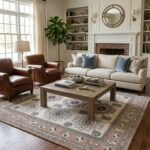 Handmade Hand Tufted Wool Rug | Modern Interior Design view 10